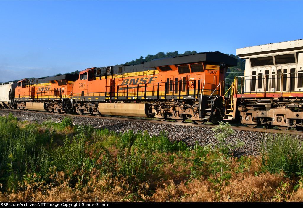 BNSF 7967 Roster shot.